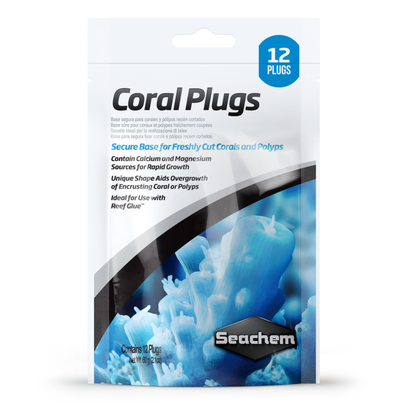 Seachem Coral Plugs 12/pk