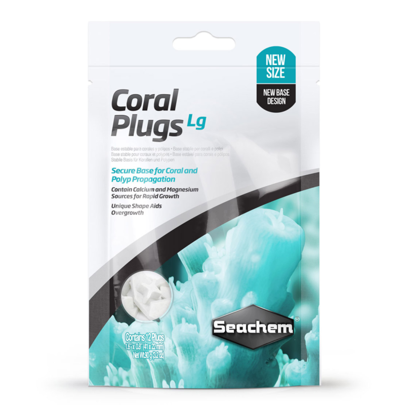 Seachem Coral Plugs Large 12/pk
